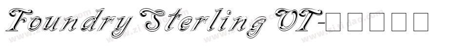 Foundry Sterling OT字体转换